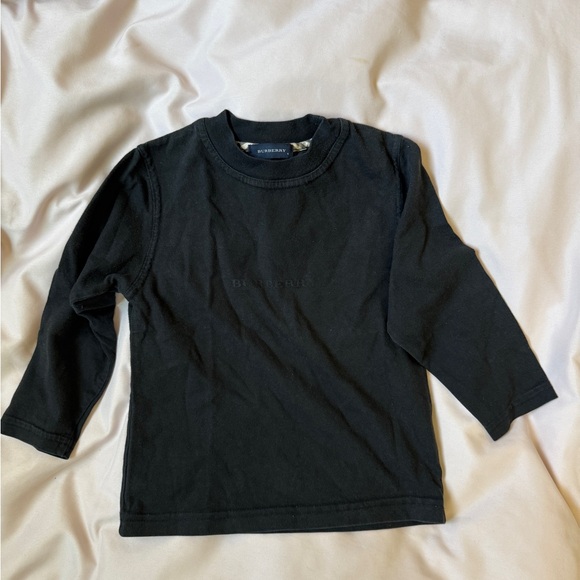 Burberry Other - Kids Black Long Sleeve Shirt